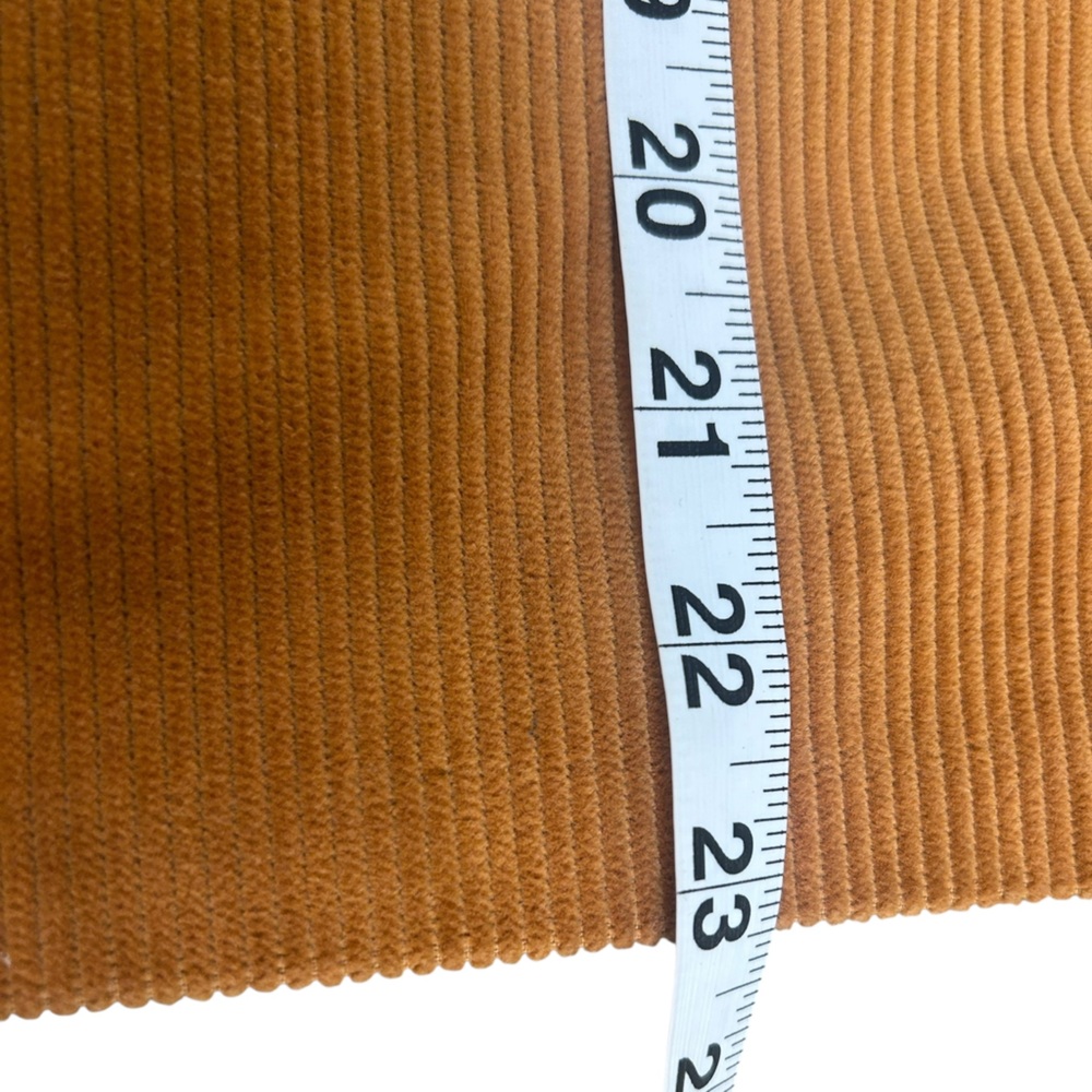 YVES SAINT LAURENT Variation VTG 80s 90s Corduroy Pencil Skirt Camel Brown EU 38 - Picture 16 of 16